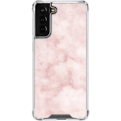 Blush Marble Galaxy S21 FE Clear Case